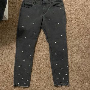 barley worn a&f jeans